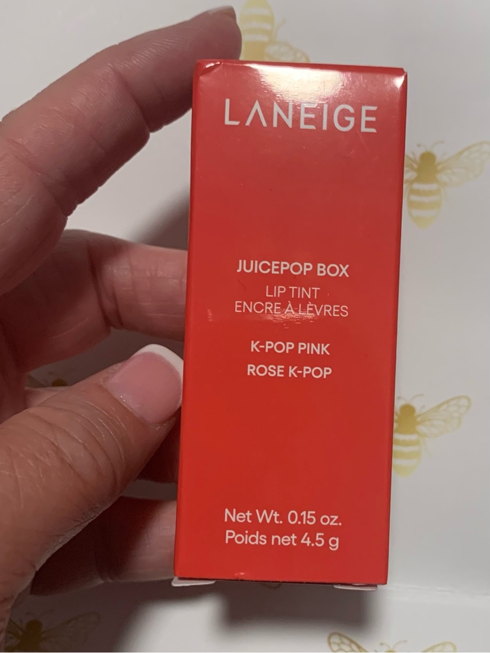 LANEIGE Juicepop Box Lip Tint in Rose K-Pop Bright Pink